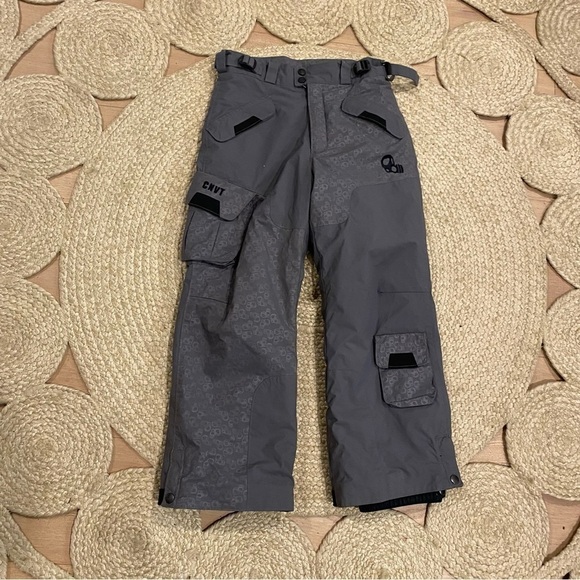 Columbia gray snow ski convert pants boys 8 insulated - Picture 1 of 10
